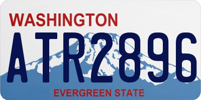 WA license plate ATR2896