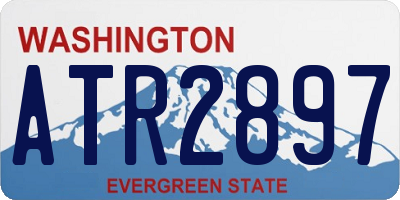 WA license plate ATR2897