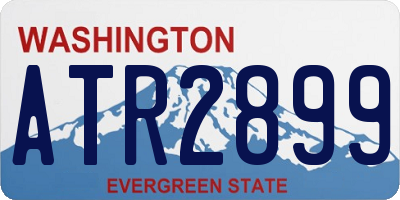 WA license plate ATR2899