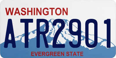 WA license plate ATR2901