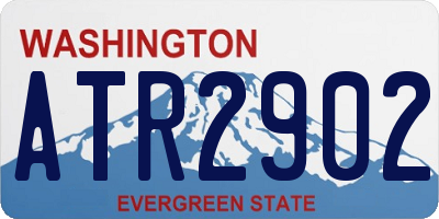 WA license plate ATR2902