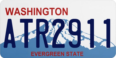 WA license plate ATR2911