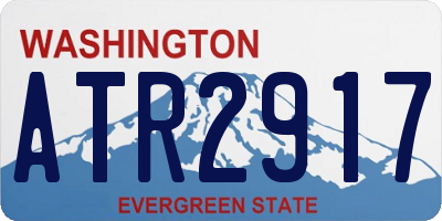 WA license plate ATR2917