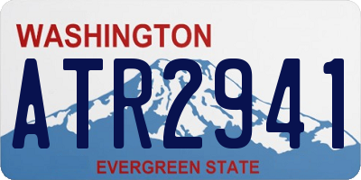 WA license plate ATR2941