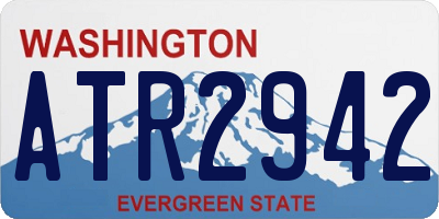 WA license plate ATR2942