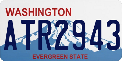 WA license plate ATR2943