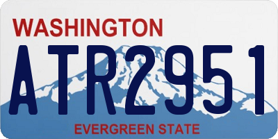 WA license plate ATR2951