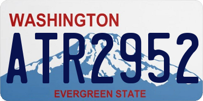 WA license plate ATR2952