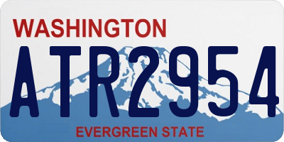WA license plate ATR2954