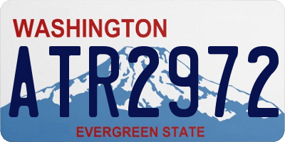 WA license plate ATR2972
