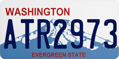 WA license plate ATR2973
