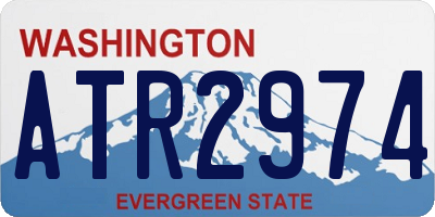 WA license plate ATR2974