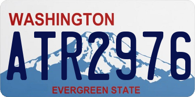 WA license plate ATR2976