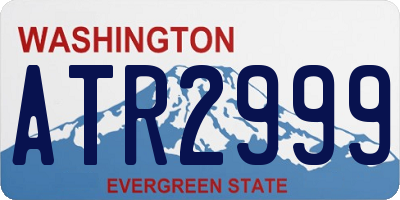 WA license plate ATR2999