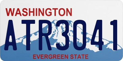 WA license plate ATR3041