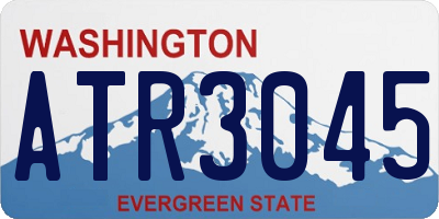 WA license plate ATR3045