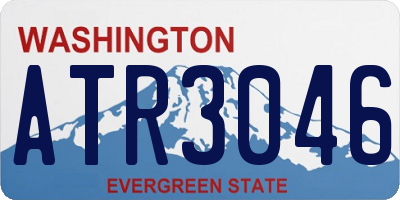 WA license plate ATR3046