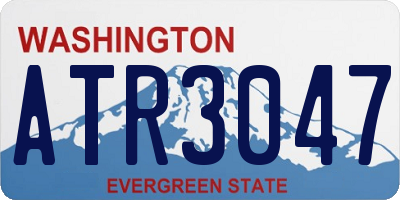 WA license plate ATR3047
