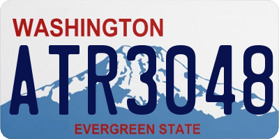 WA license plate ATR3048