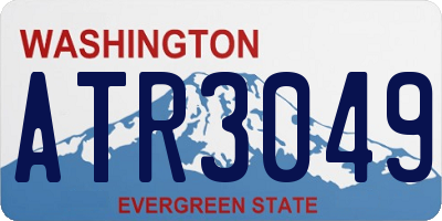 WA license plate ATR3049