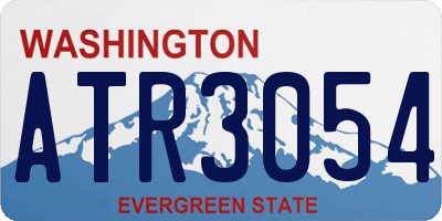WA license plate ATR3054