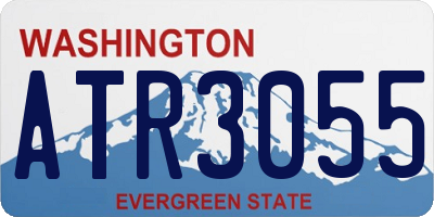 WA license plate ATR3055