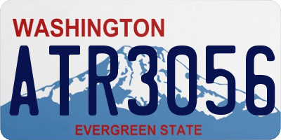 WA license plate ATR3056