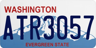 WA license plate ATR3057