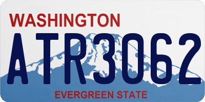 WA license plate ATR3062