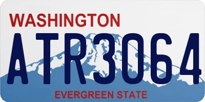 WA license plate ATR3064