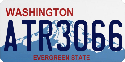 WA license plate ATR3066