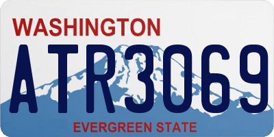 WA license plate ATR3069