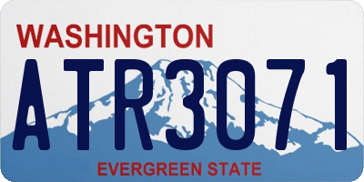 WA license plate ATR3071