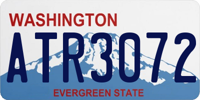 WA license plate ATR3072