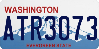 WA license plate ATR3073