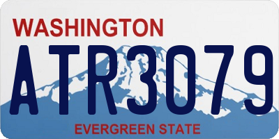 WA license plate ATR3079