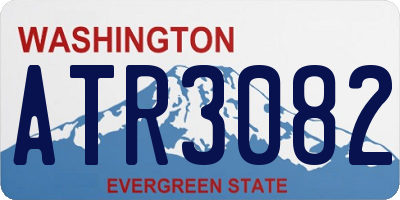 WA license plate ATR3082