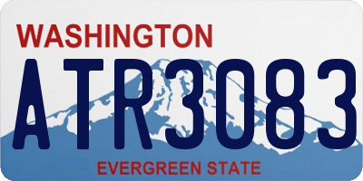 WA license plate ATR3083