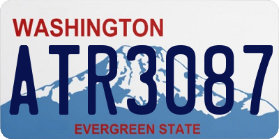 WA license plate ATR3087