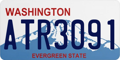 WA license plate ATR3091