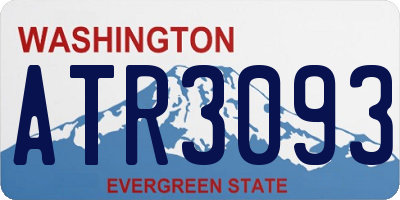 WA license plate ATR3093