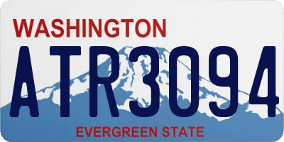 WA license plate ATR3094