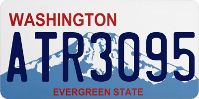 WA license plate ATR3095