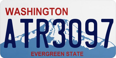 WA license plate ATR3097