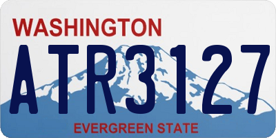 WA license plate ATR3127