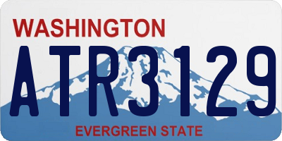 WA license plate ATR3129