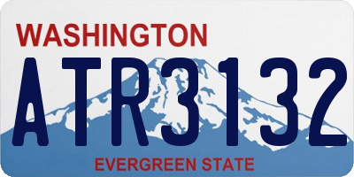WA license plate ATR3132