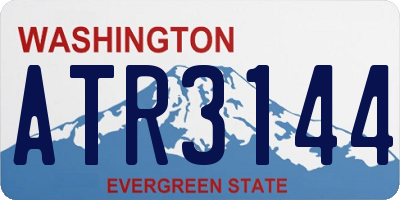 WA license plate ATR3144