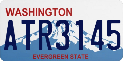 WA license plate ATR3145