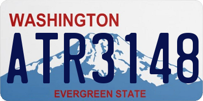 WA license plate ATR3148